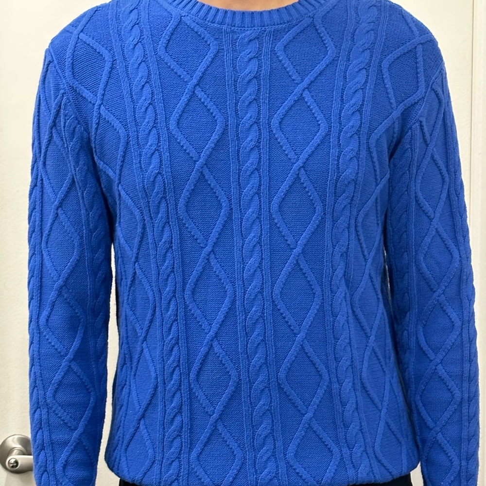 Forever 21 Royal Blue Mens Sweater